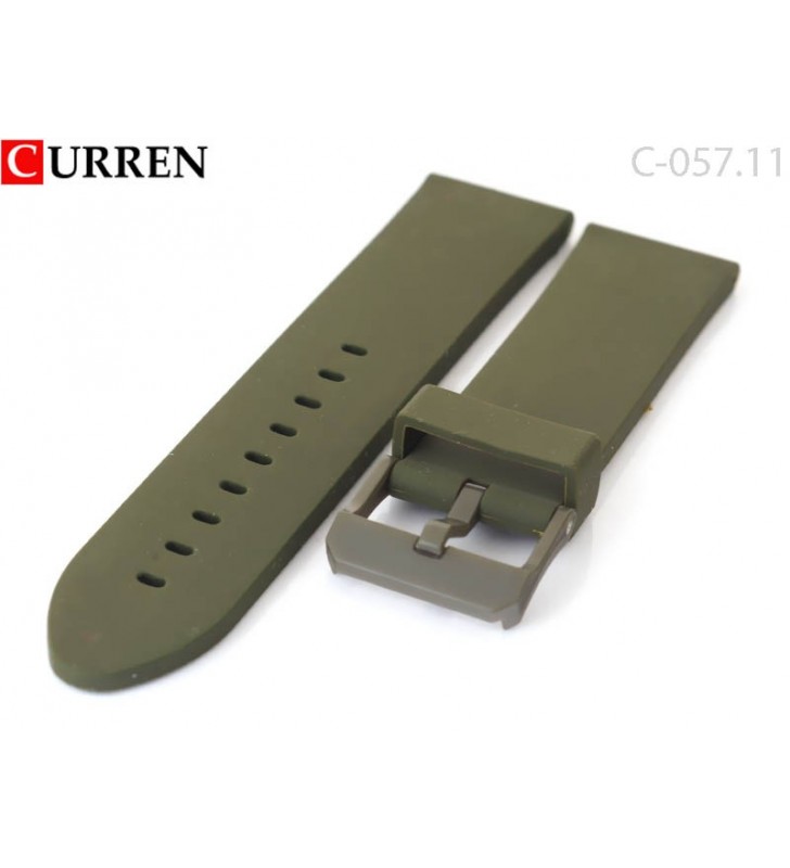 Pasek do zegarka 24 mm Kauczukowo gumowy  Curren C-057.11