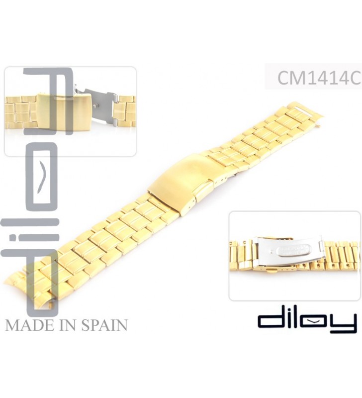 Bransoleta stalowa do zegarka 18-20 mm Diloy CM1414C