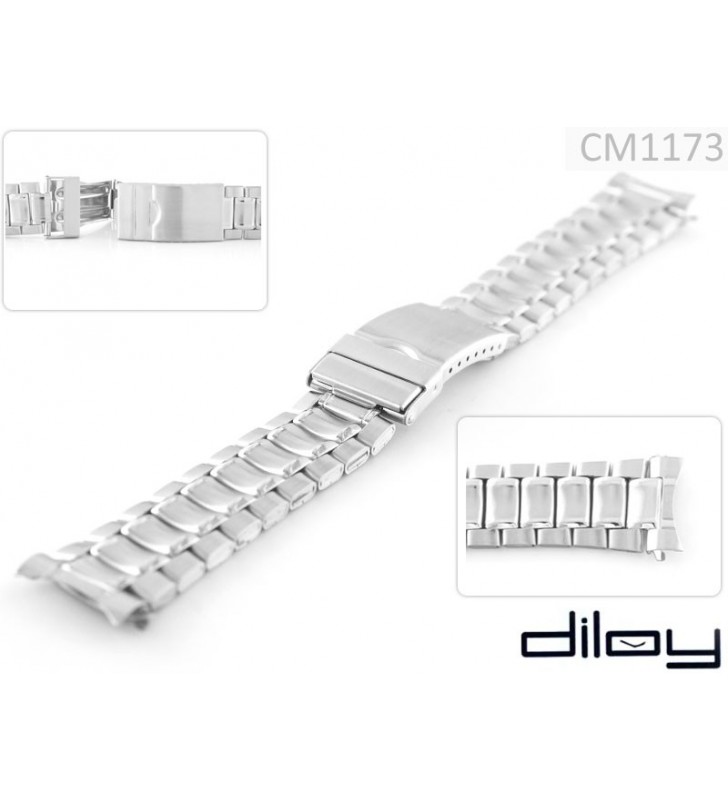 Bransoleta stalowa do zegarka 18-20 mm Diloy CM1173C