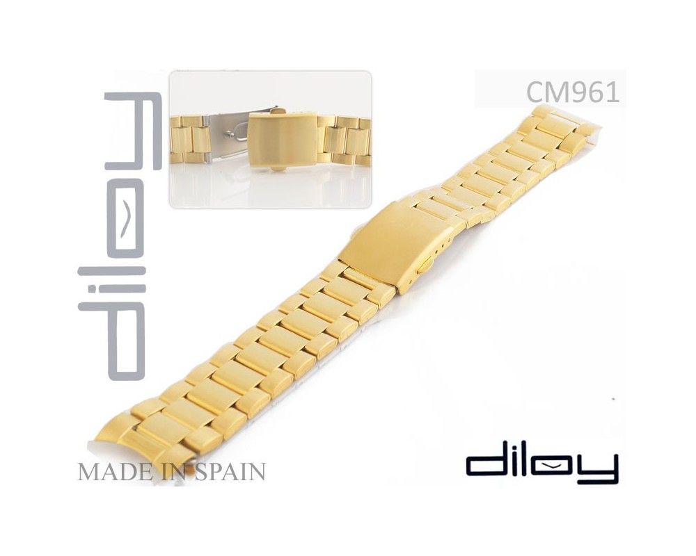 Bransoleta stalowa do zegarka 18-20 mm Diloy CM1413C