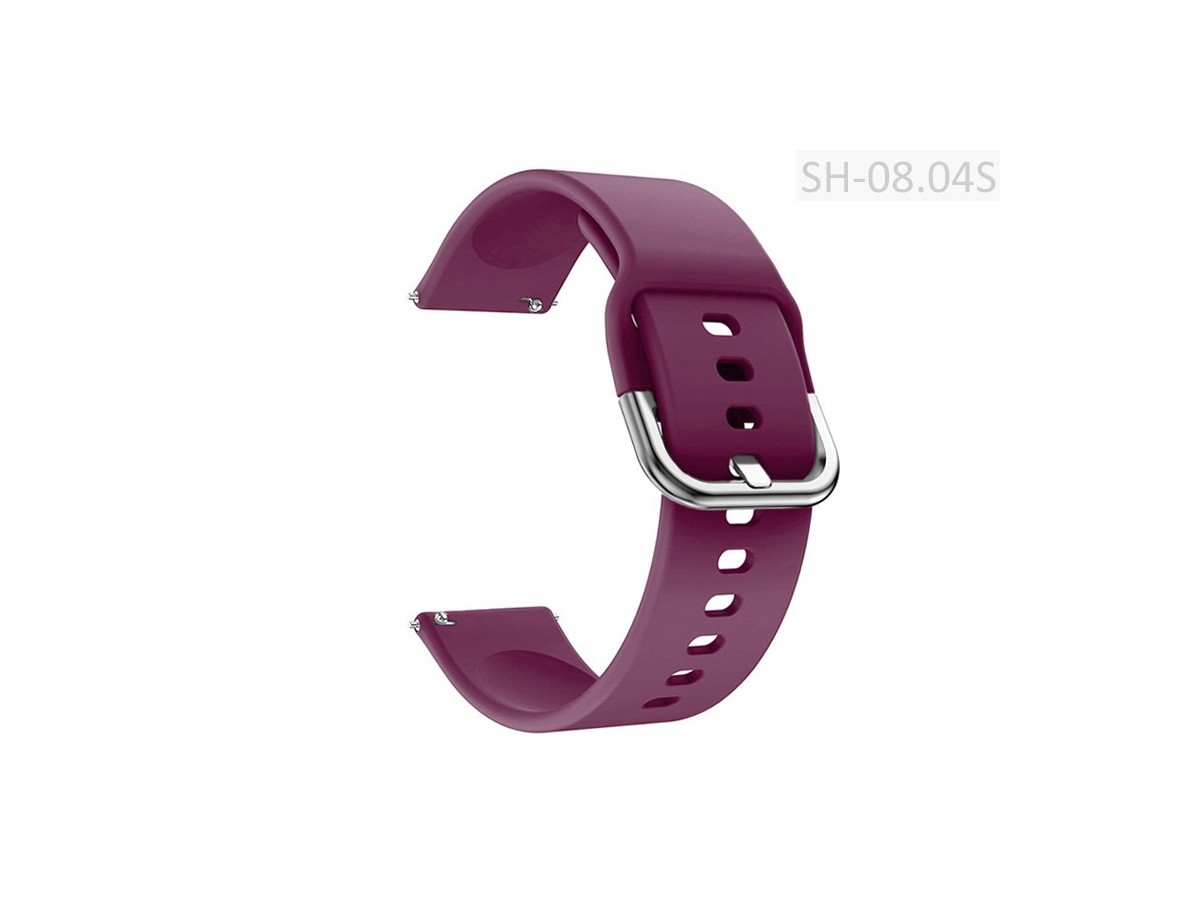 Pasek do smartwatch gumowy do zegarka SH-08.04S 18-22 mm
