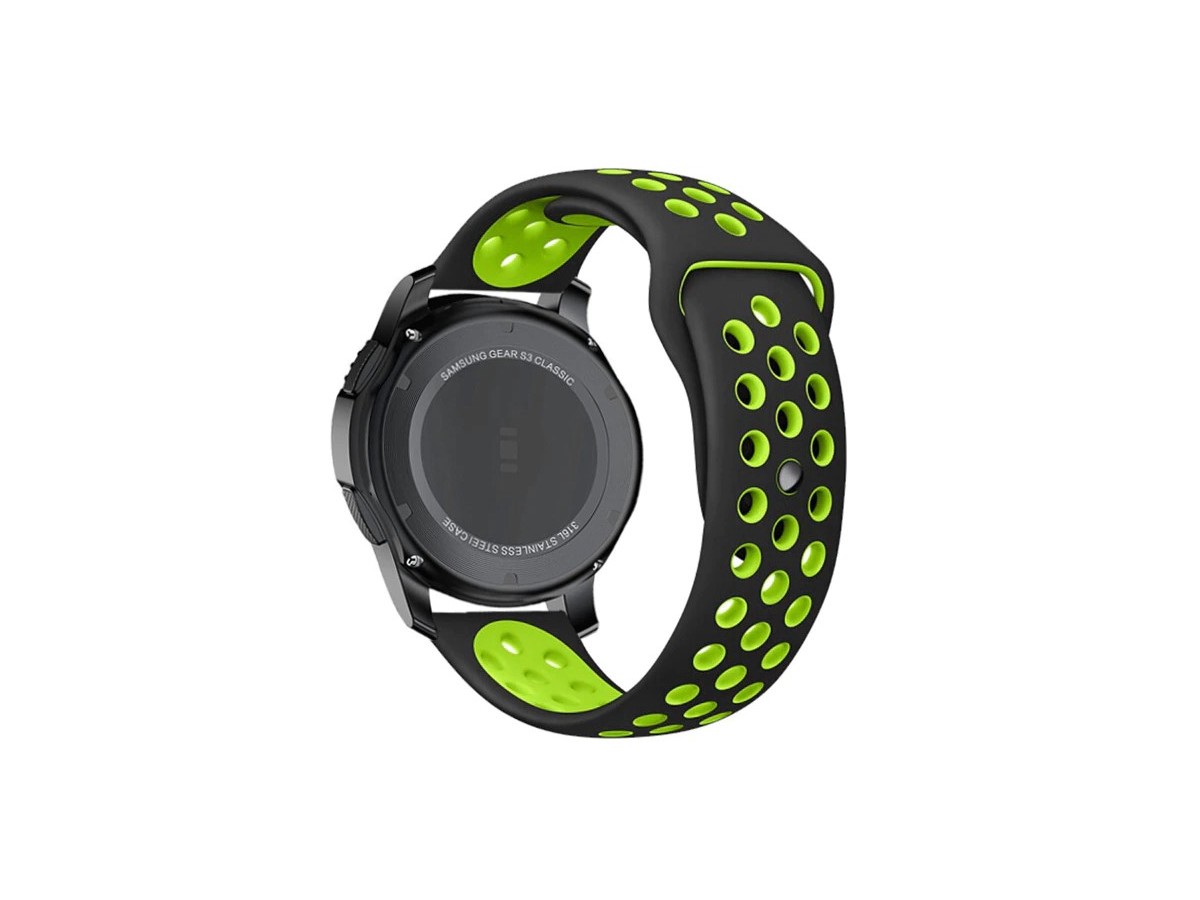 Pasek do zegarka Smartwatch Glaxy Watch Samsung gear czarno zielony