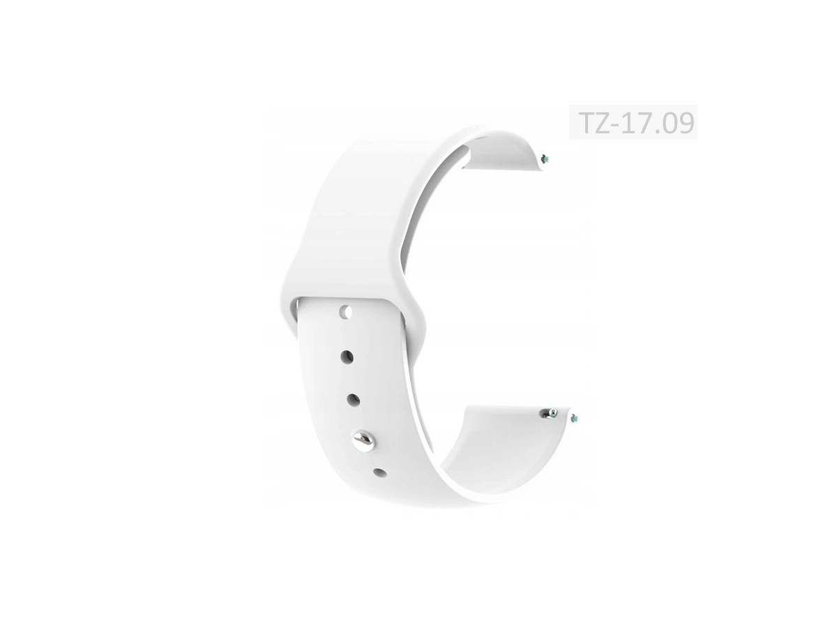 Pasek do zegarka Smartwatch Smartwatch  Samsung  Huawei Xioami Garmin biały