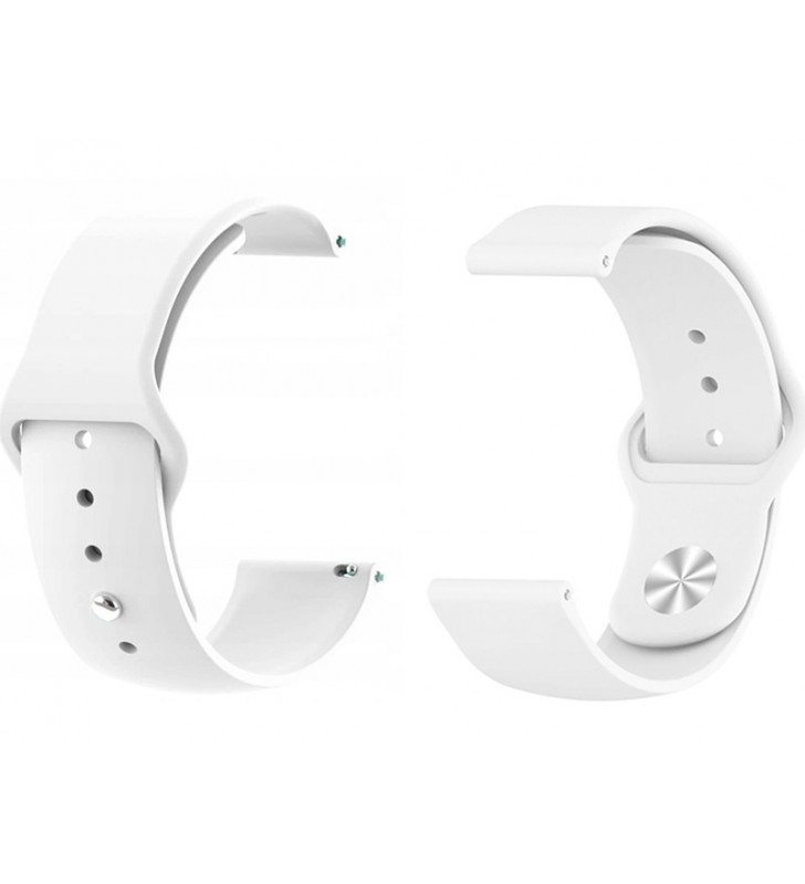 Pasek do zegarka Smartwatch Smartwatch  Samsung  Huawei Xioami Garmin biały