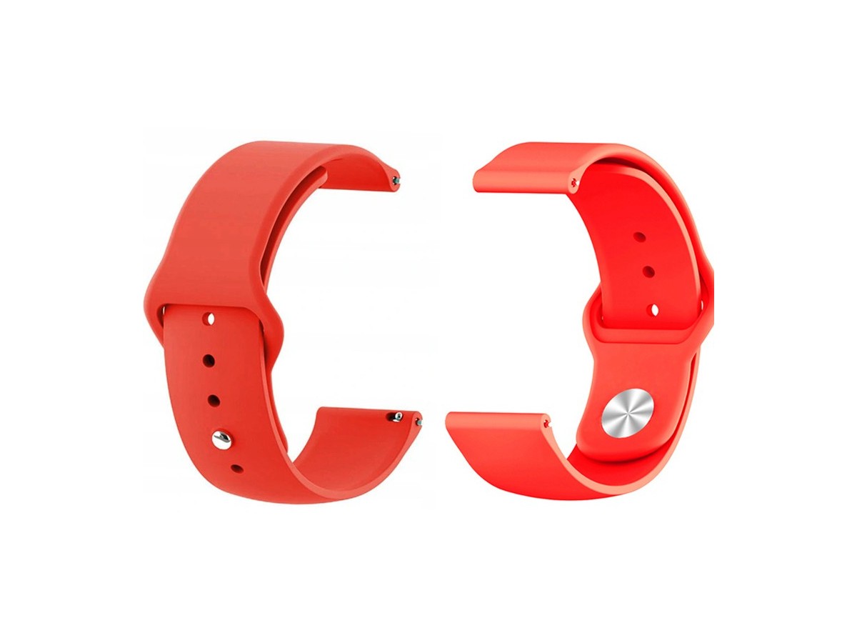 Pasek do zegarka Smartwatch Smartwatch  Samsung  Huawei Xioami Garmin czerwony