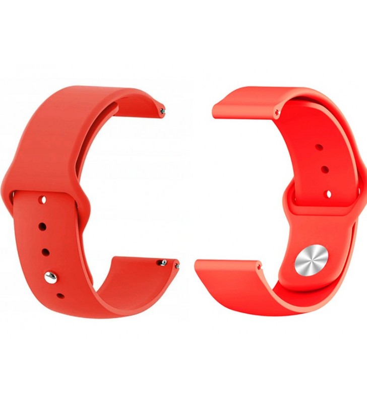 Pasek do zegarka Smartwatch Smartwatch  Samsung  Huawei Xioami Garmin czerwony