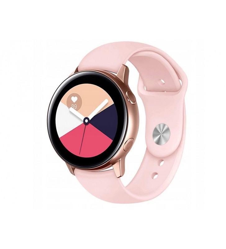 Pasek do zegarka Smartwatch Smartwatch  Samsung  Huawei Xioami Garmin różowy