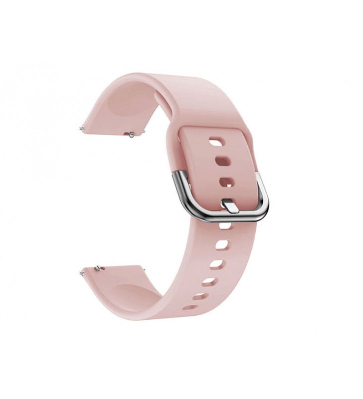 Pasek do smartwatch gumowy do zegarka T-077.13S 18-22 mm różowy