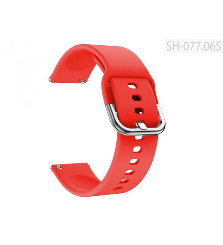Pasek do smartwatch gumowy do zegarka T-077.06S 18-22 mm czerwony