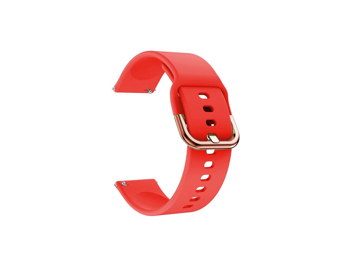 Pasek do smartwatch gumowy do zegarka T-077.06G 18-22 mm czerwony
