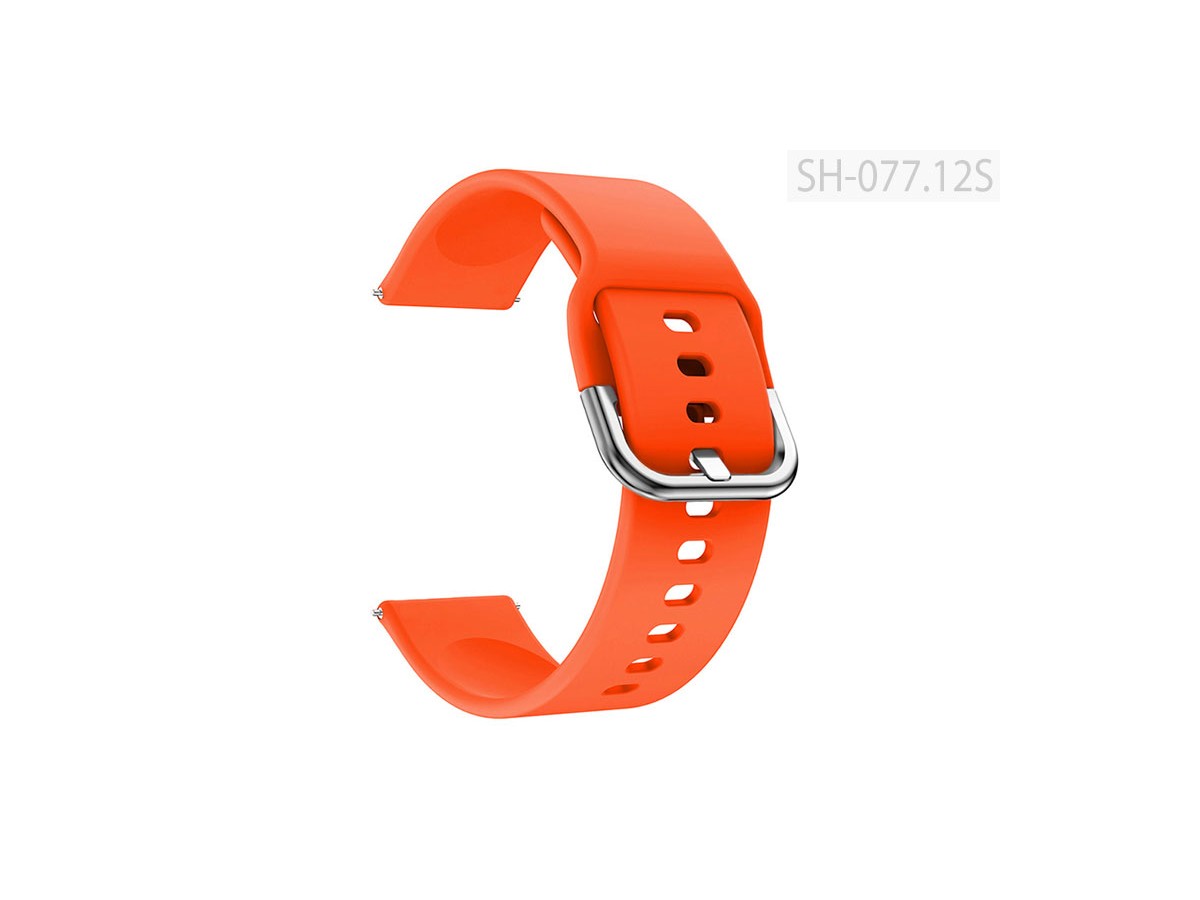 Pasek do smartwatch gumowy do zegarka T-077.12S 18-22 mm pomarańczowy