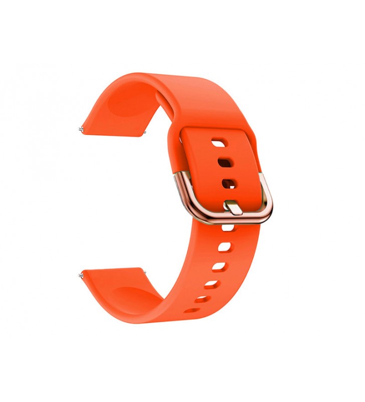 Pasek do smartwatch gumowy do zegarka T-077.12G 18-22 mm pomarańczowy