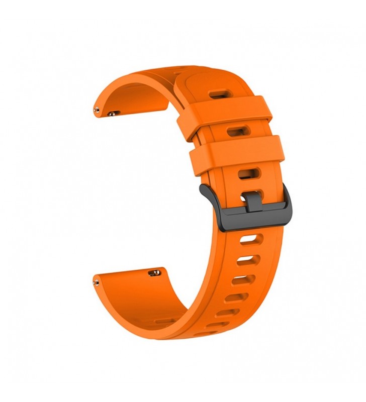 Pasek do smartwatch gumowy do zegarka uniwersalny TZ-019.26B pomarańczowy