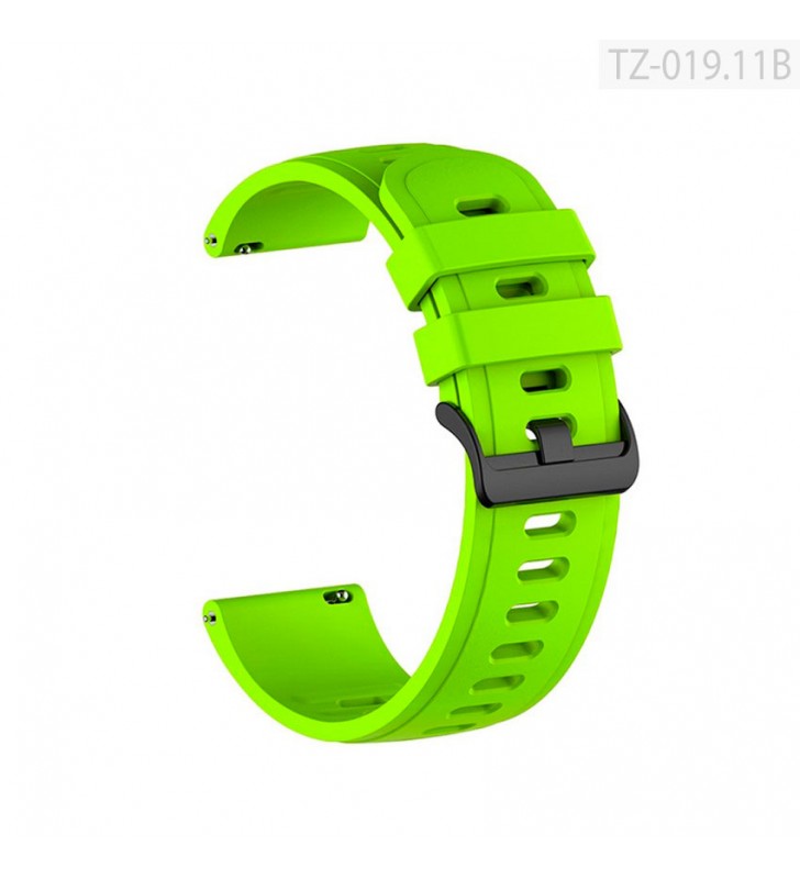 Pasek do smartwatch gumowy do zegarka uniwersalny TZ-019.11B zielony