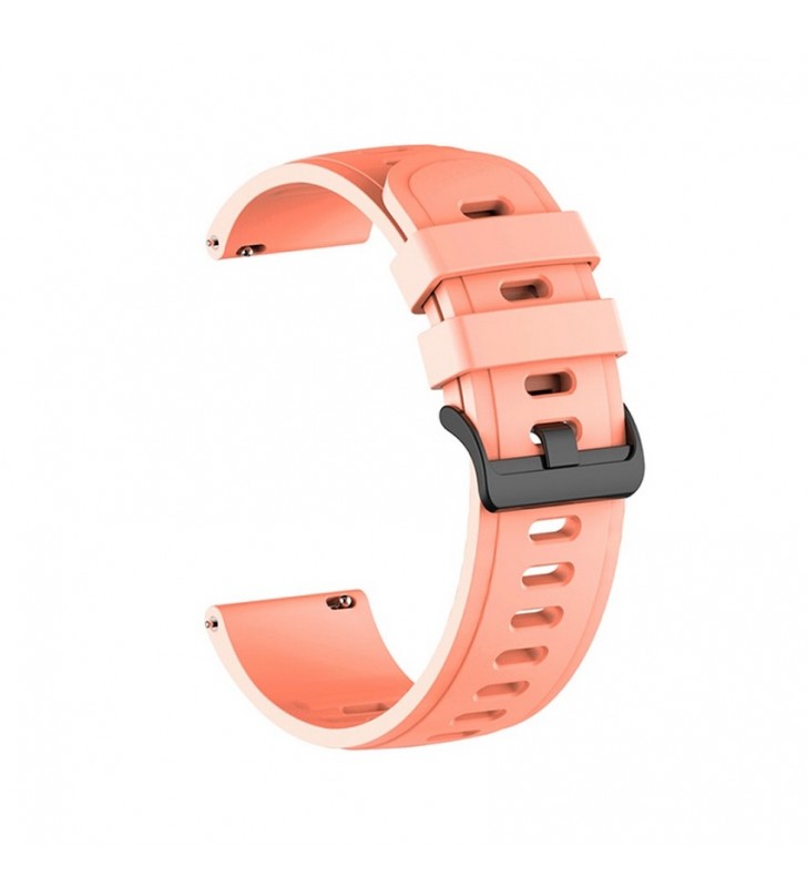 Pasek do smartwatch gumowy do zegarka uniwersalny TZ-019.13B różowy