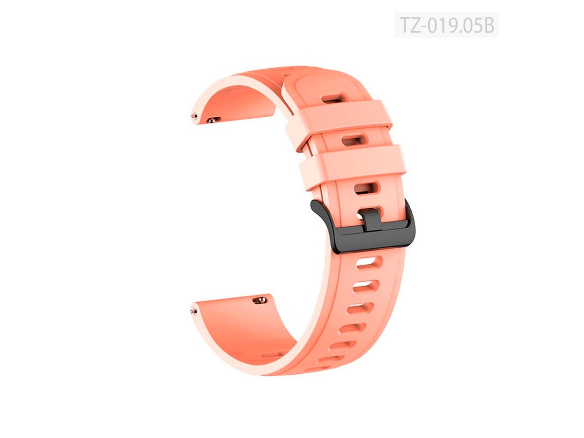 Pasek do smartwatch gumowy do zegarka uniwersalny TZ-019.13B różowy