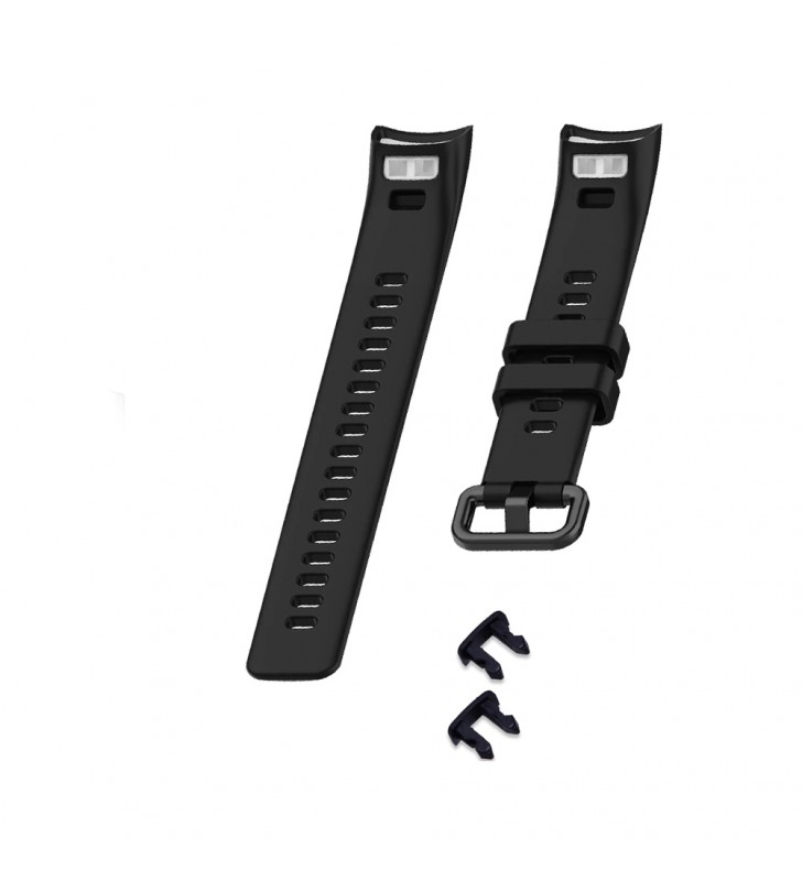 Pasek opaska silikonowa do smartwatch Honor Band 4/5 czarna