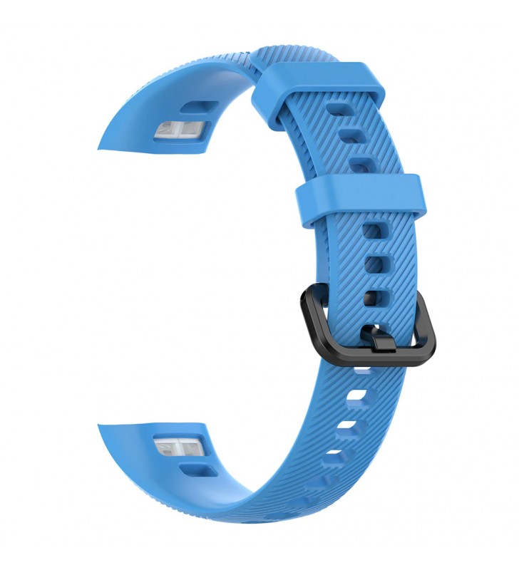 Pasek opaska silikonowa do smartwatch Honor Band 4/5 niebieski