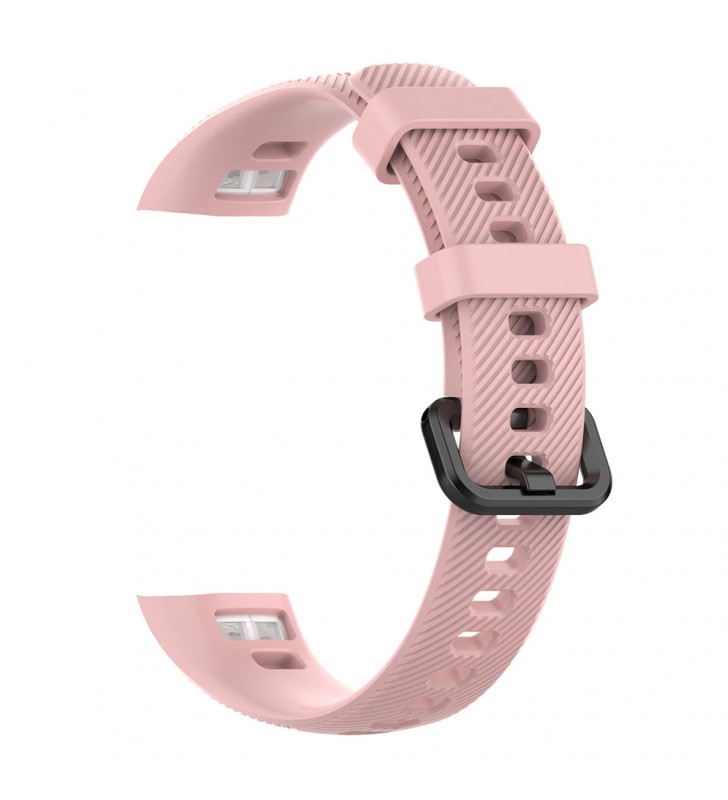 Pasek opaska silikonowa do smartwatch Honor Band 4/5 różowa