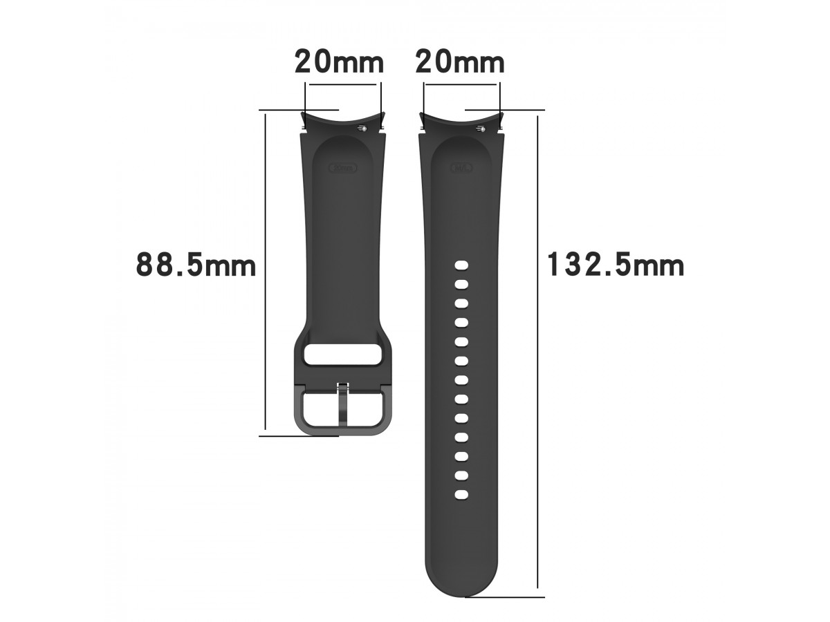 copy of Pasek zamiennik do zegarka Smartwatch Samsung Watch 4 / 40 mm ciemny fiolet