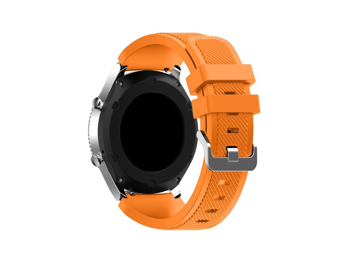 Pasek Smartwatch Samsung Watch 3 / Gear 3 / Watch 46 pomarańczowy 22 mm