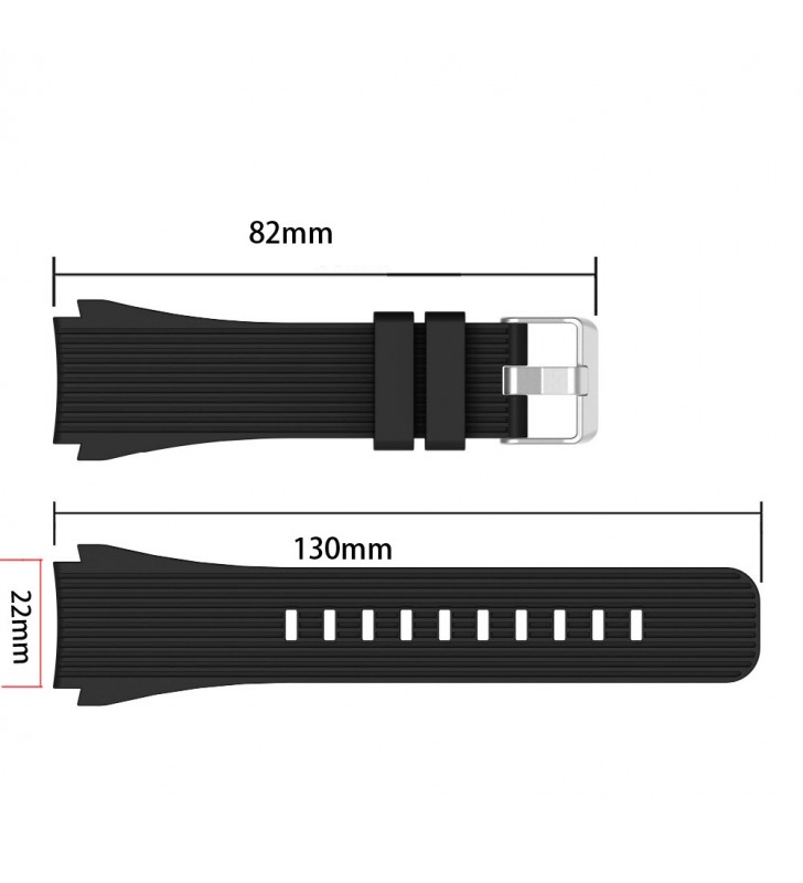 Pasek Samsung Watch 3 / Gear 3,Watch 46,Huawei GT Active 22 mm wymiary