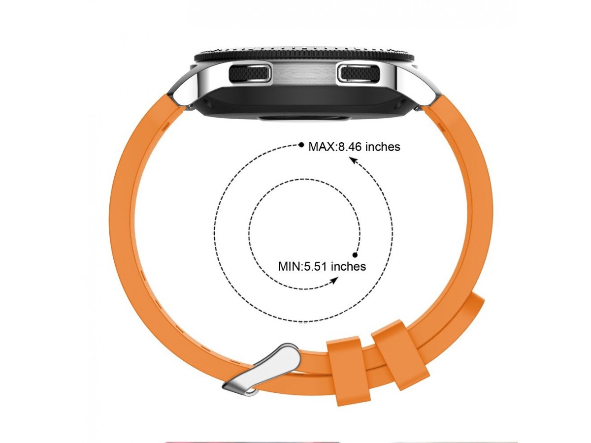 Pasek Samsung Watch 3 / Gear 3,Watch 46,Huawei GT Active 22 mm wymiary