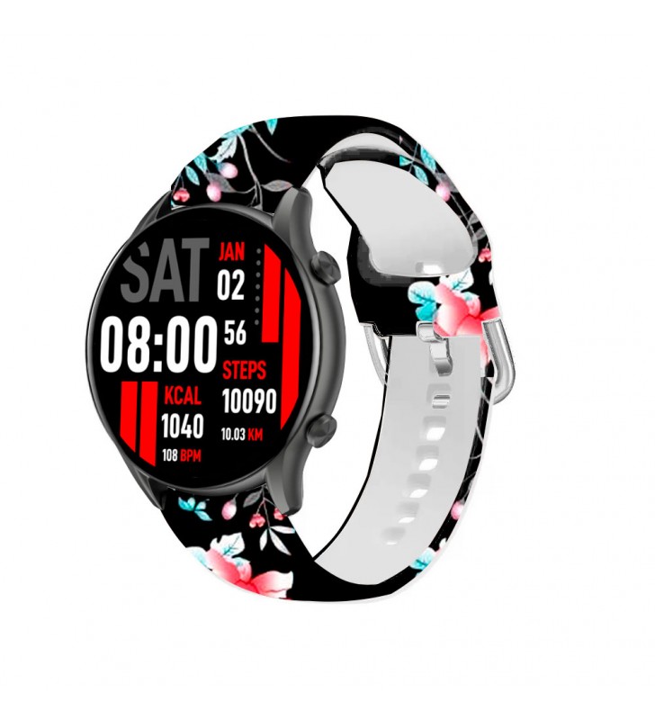 Pasek do smartwatch gumowy do zegarka uniwersalny W22
