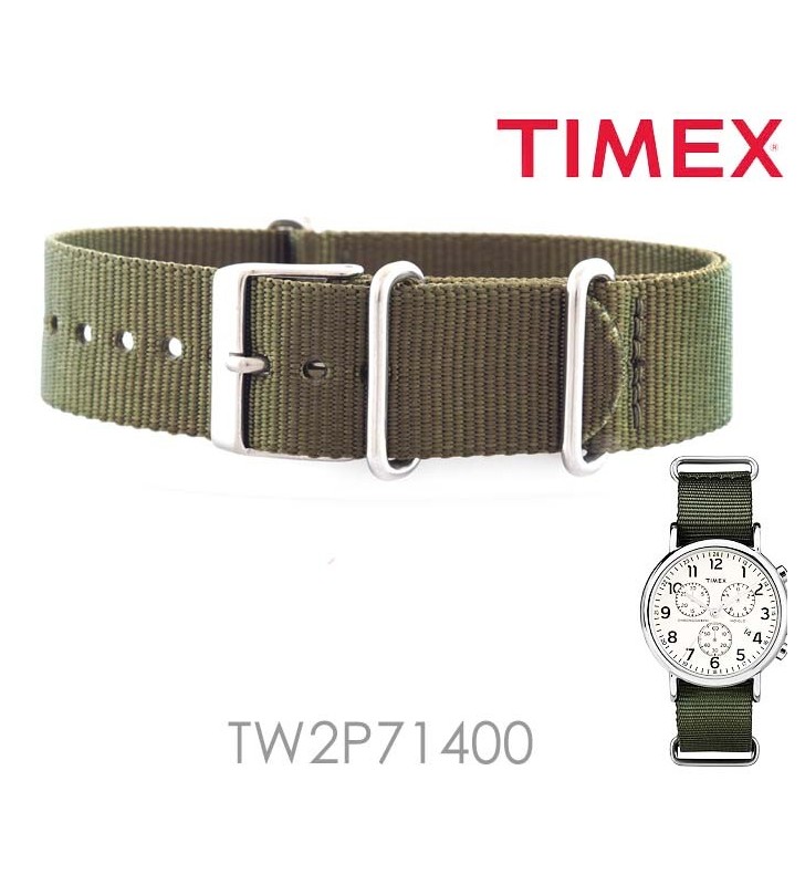 Pasek do zegarka 20 mm  TIMEX TW2P71400 NATO